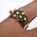 Vintage Ring 14kt GF Fire Opal 1950s Jewelry