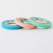 Set of 3 slim Masking Tape rolls turquoise / salmon / green water