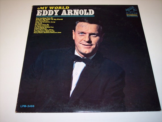 Vintage Eddy Arnold My World LP vinyl record