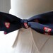 RARE Commemorative Brooks Brothers Emblematic 1986 Harvard President's Associates Harvard College Fund Ivy League Bow Tie. Made in USA.