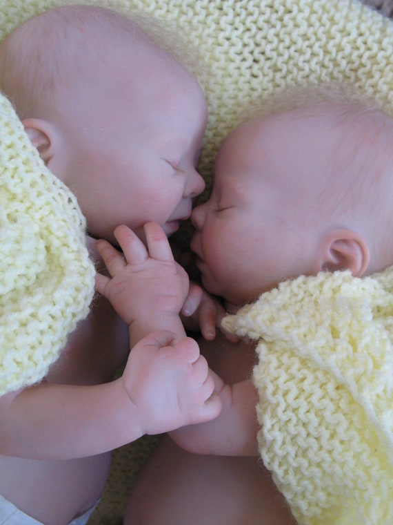 Reborn baby boy girl Twins heirloom doll ready to come