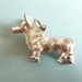 Vintage English Sterling Silver Heavy Corgi Dog Charm Pendant Bracelet charm