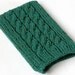 Knit Kindle Cover, Green Kindle 5 Case, Kindle 4 Sleeve, Kindle Touch Sock, Kindle Paperwhite Cozy
