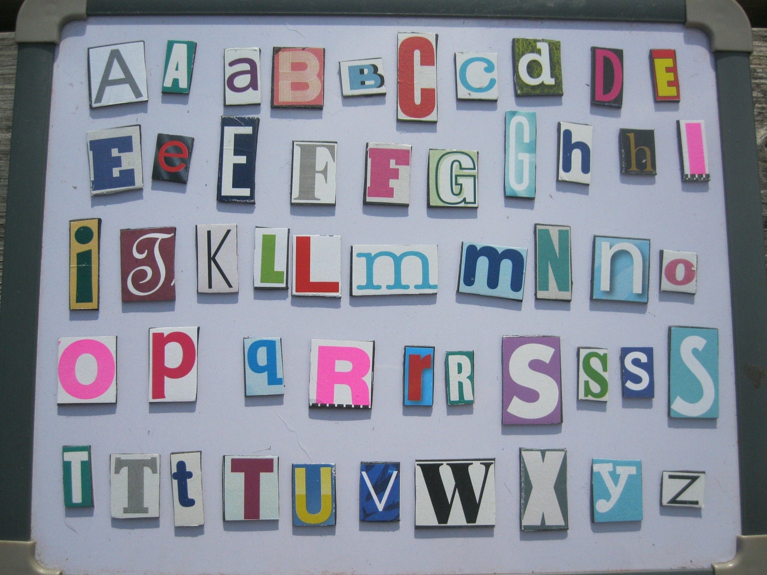 Alphabet Fridge