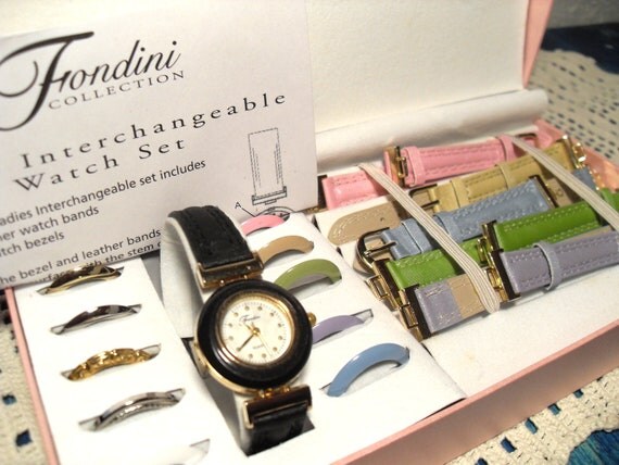 Fondini Interchangeable Watch Set