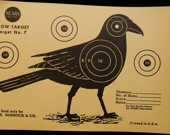 Vintage Crow Target no. 7 by Sears