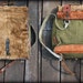 Vintage WWII 1940 German Military Mountain Army Cow Hide, Fur Backpack