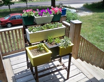 Plant Stand,Wood Plant Stand,Flower Pot Shelf Stand, Indoor & Outdoor Flower Pot Shelf Stand, Window Flower Box Shelves