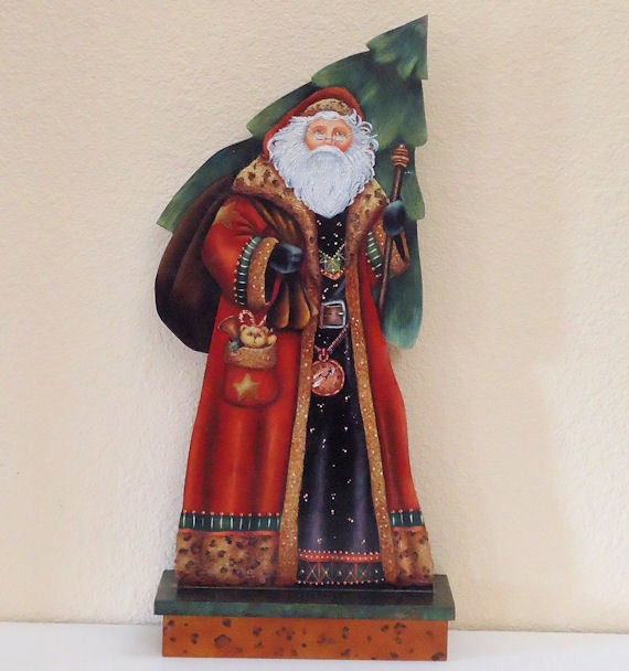 decorative painting hand painted santa claus with christmas decorative painting hand painted santa claus with christmas