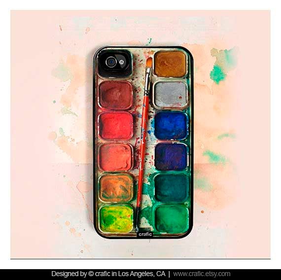 iPhone Case Paint Strokes, iPhone 6 Plus Case, Multicolor iPhone 6 ...