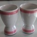 Pair of vintage egg cups/ drinking cups by Arabia Finland