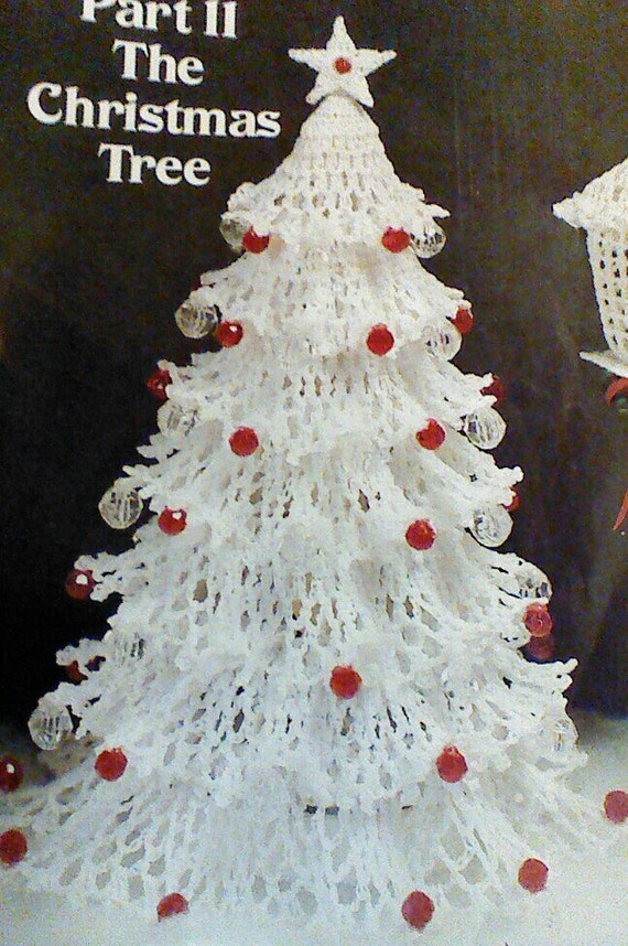 Vintage Crochet Christmas Tree Pattern by MAMASPATTERNS on Etsy