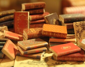 Miniature book . Set of assorted books ...55 pcs