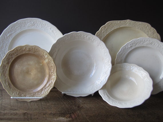shabby chic white dishes chippy white by swoonvintageandsuch shabby chic white dishes chippy white by swoonvintageandsuch