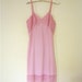 dusty pink baby doll slip