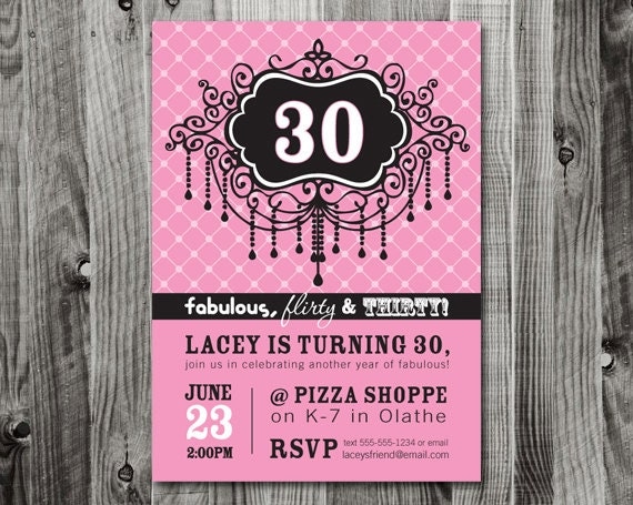 30Th Birthday Invitation Ideas 9