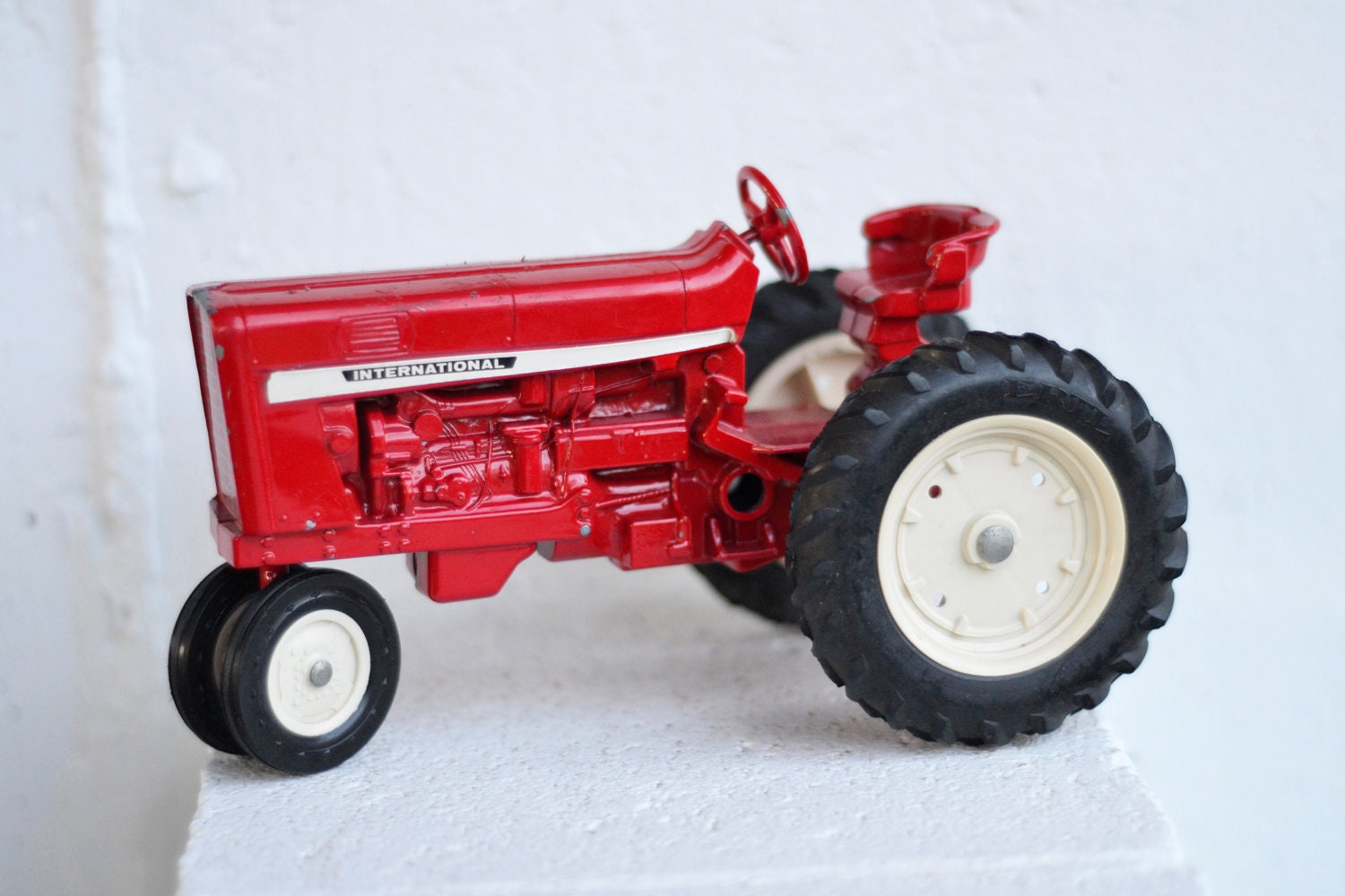 Vintage Red International Toy Tractor ERTL Co.