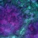 Small Teal and Purple Silk Scarflette. Silk Necklace Hand Dyed Emerald & Amethyst. 6x24 Silk Scarf Hand Painted Bright Purple and Green.