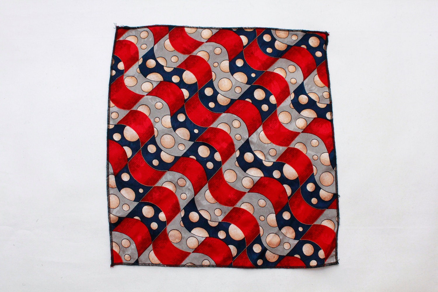 80s Vintage “SPICE” Silk Handkerchief/ PocketSquare (EXCLUSIVE
