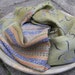 Recycled Indian vintage sari for Nunofelting