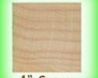 25 of 1" Wooden Square Tiles - Wood