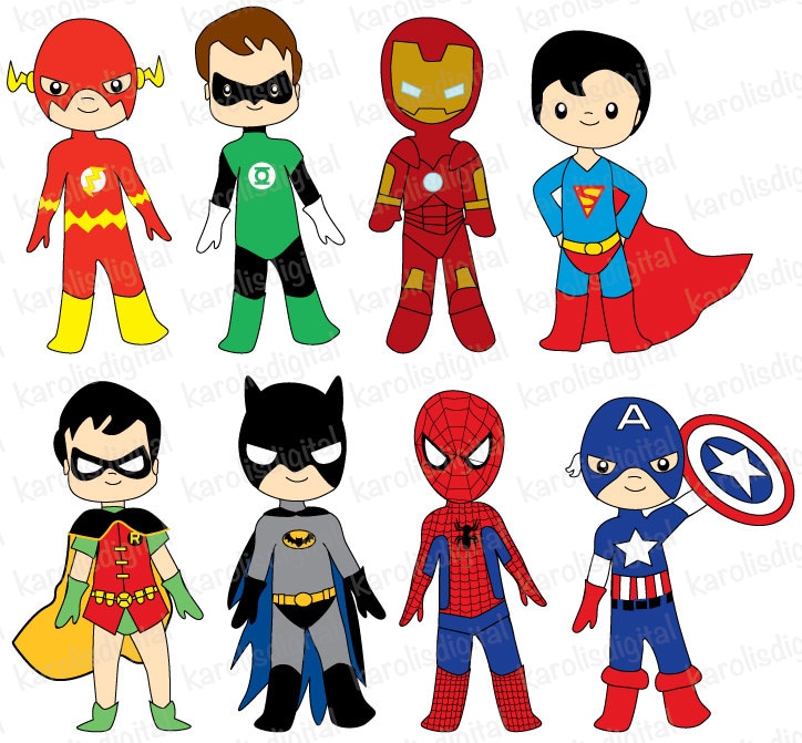 free baby superhero clipart - photo #39