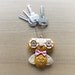 Felt Keychain - stocking stuffer - cute accessories - Kawaii - owl plush - READY TO SHIP