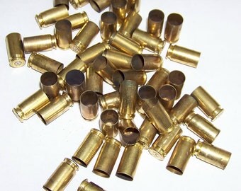 Brass .45 caliber Bullet Shell Casings (50) pieces 45 cal.. Inert. Recycled. Bullets. Jewelry