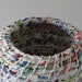 Upcycled Paper Baskets: Junk Mail / Coiled / Extra Large