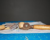 Items similar to Antique wallpapering tools with wooden handle on Etsy