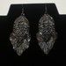 Dark Silver Embossed Dangles