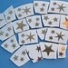 Mosaic China Tiles, Gold Stars Mosaic tiles, Mosaic Supplies, Broken China