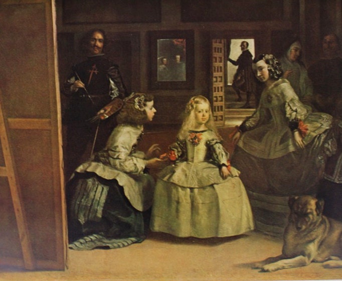 Diego Velazquez Detail of The Maids of Honor Las Meninas