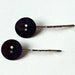 Indigo/Purple Vintage Button Hairslide set