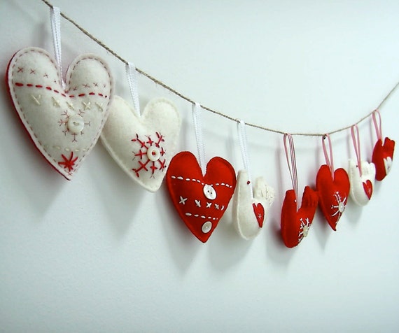 items similar to scandinavian red white heart christmas items similar to scandinavian red white heart christmas