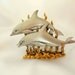 Vintage Dolphin Brooch by Jonette Jewelry
