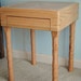Convertible end table, red oak, reserved for Michelle
