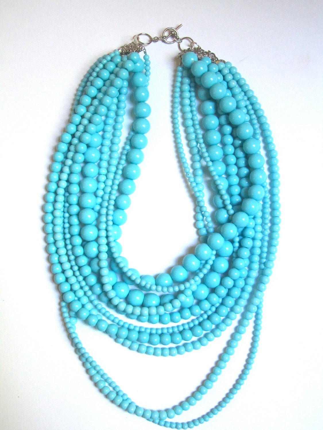 Turquoise Statement Necklace.Statement Necklace. Turquoise