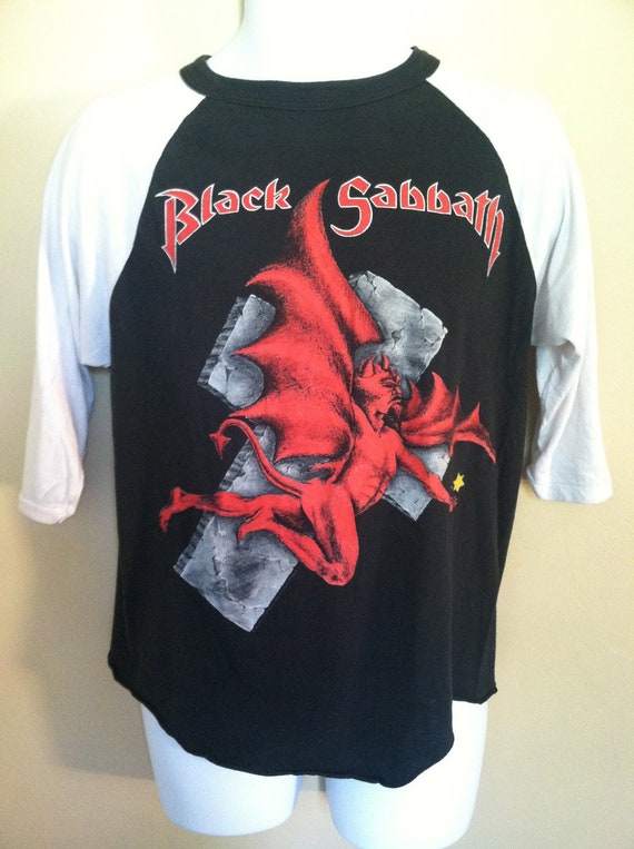 black sabbath vintage tour t shirts