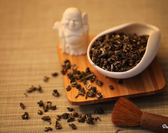 Green Tea - Organic Pi Lo Chun Loose Leaf Tea SAMPLE PACK