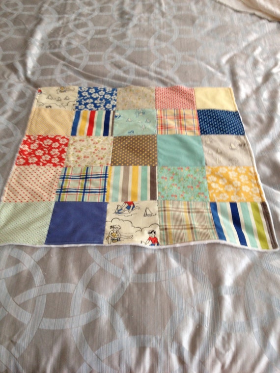 Seaside Baby Quilt by DesignsByMoss on Etsy