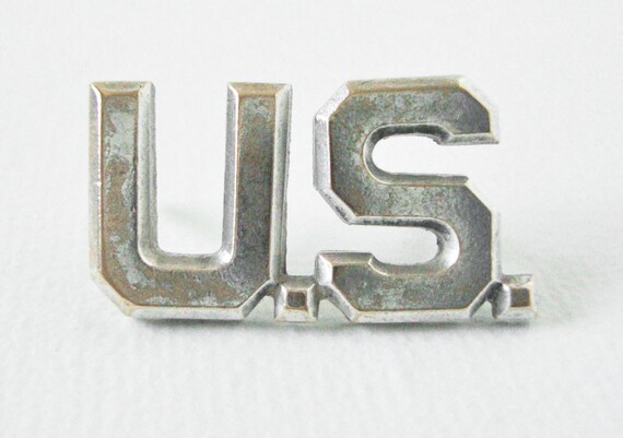 N. S. Meyer Inc. New York Military Insignia U.S.Brass Lapel Pin Back  Vintage 
