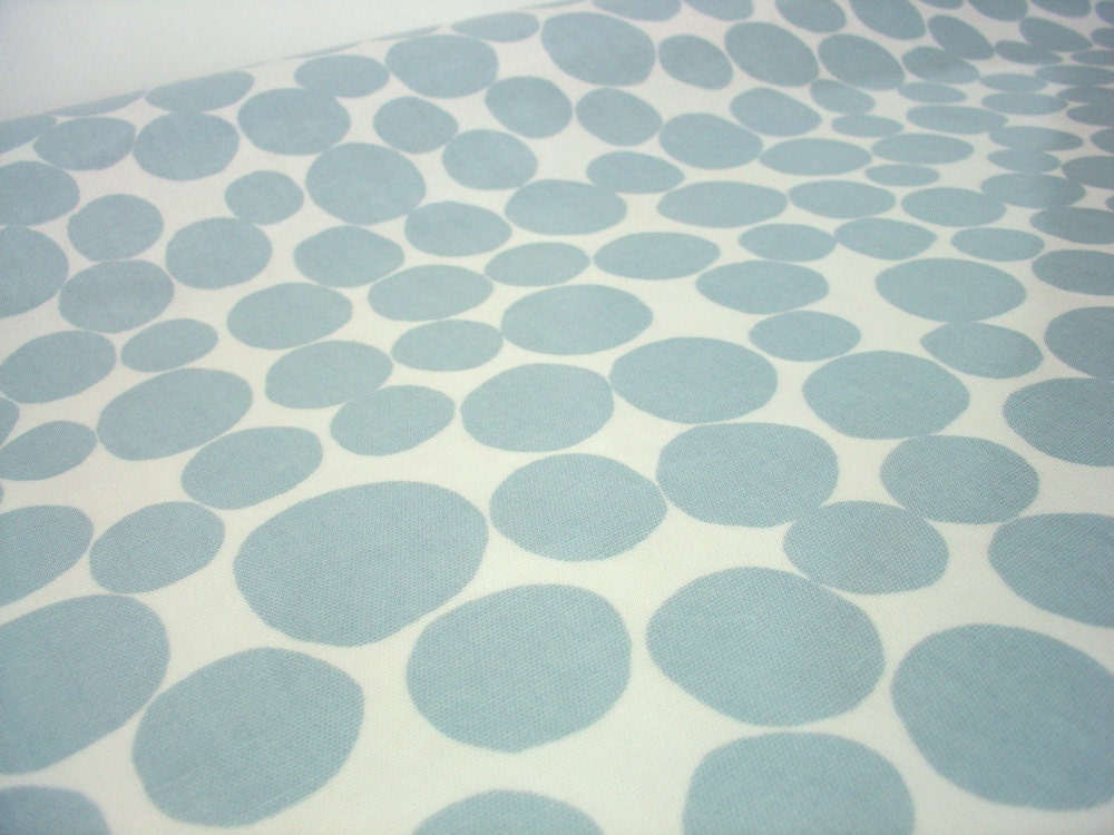 0.5 yard Oilcloth Laminated Cotton tablecloth in powder blue