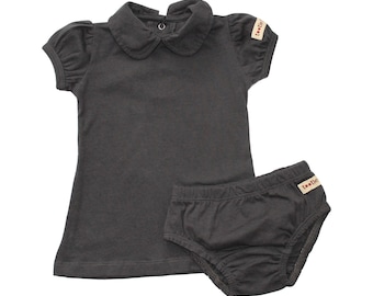 Organic Baby Clothes - Pink or Black