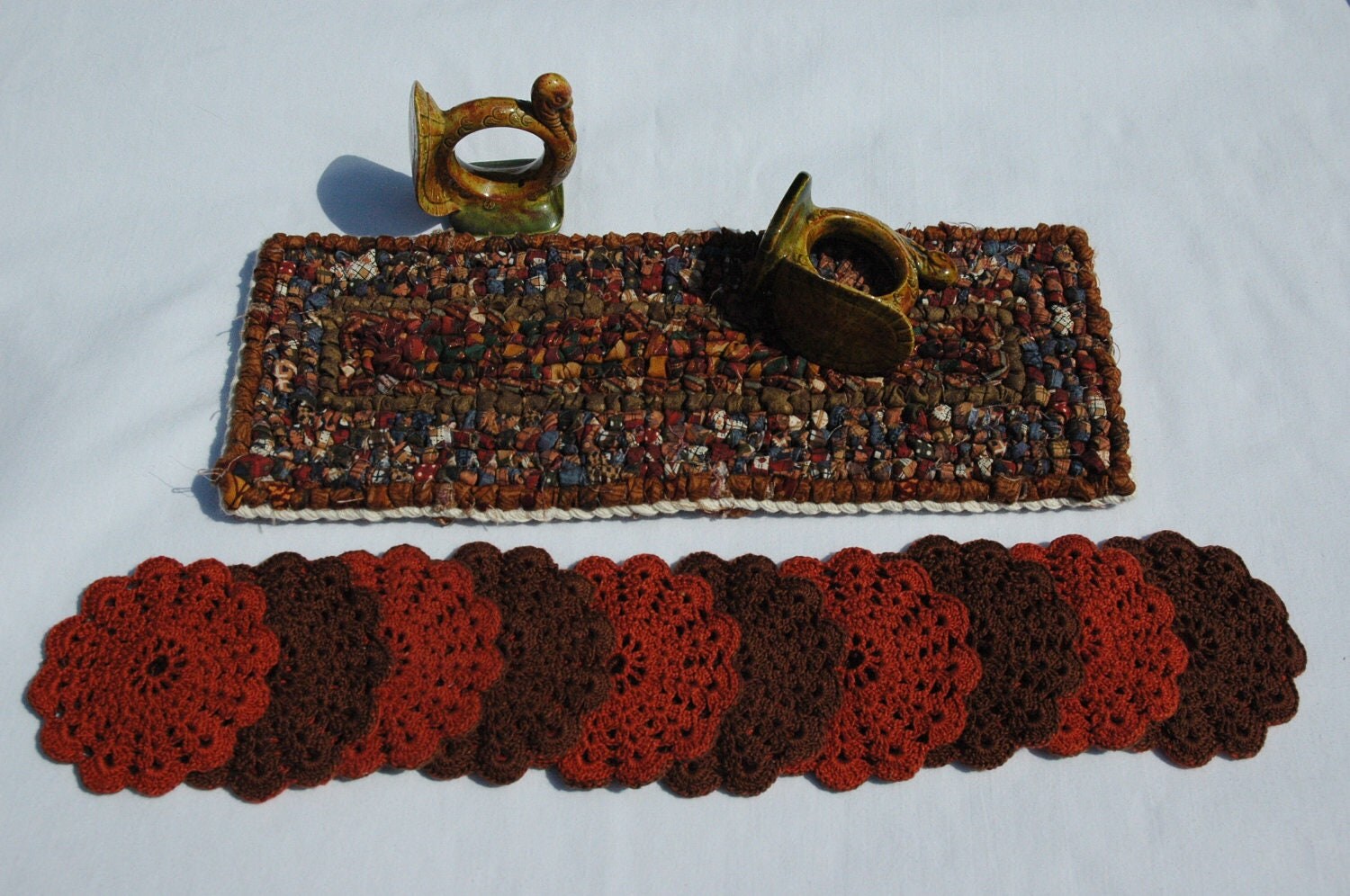 Thanksgiving gift set R3S includes woven rag trivet 13
