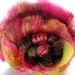 Tahitian Flower Art Batt 4 oz Textured Spinning/Felting