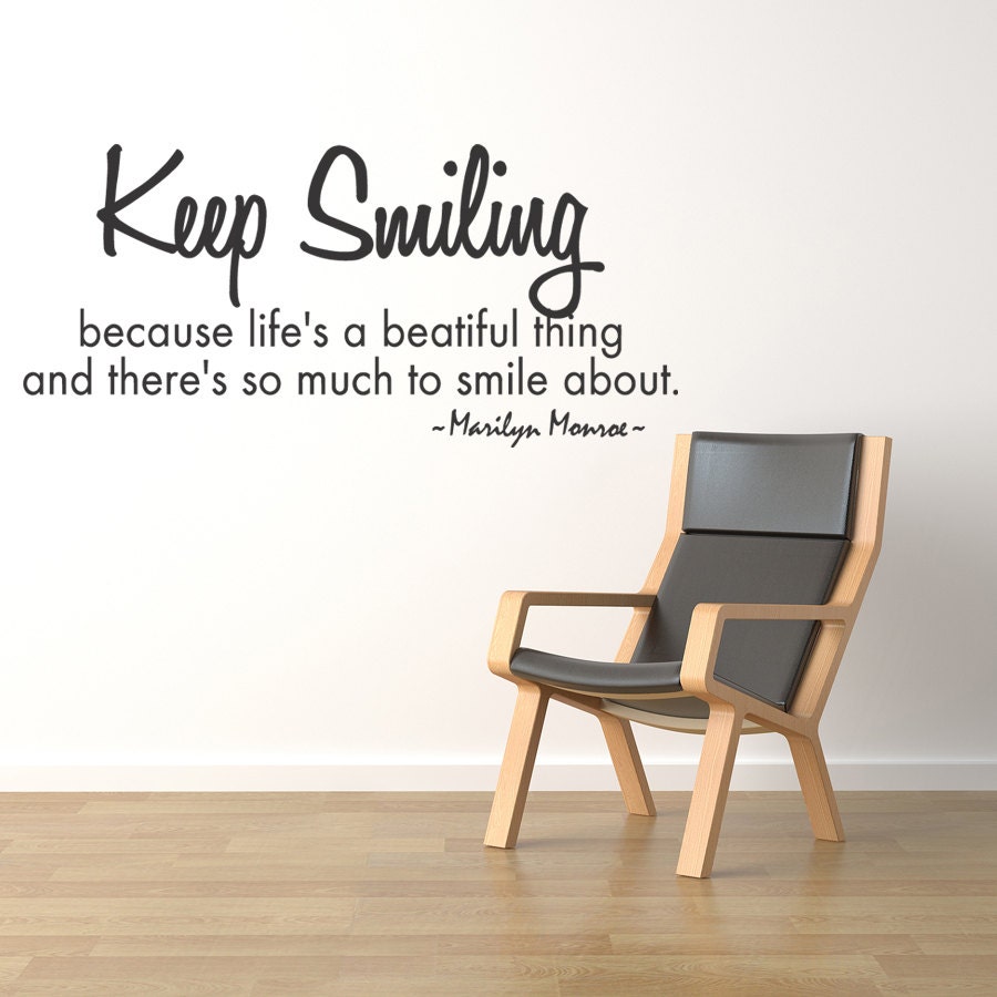quotes smile life is beautiful