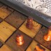 1830's Barn Beam Chess Set in Wormy Chestnut