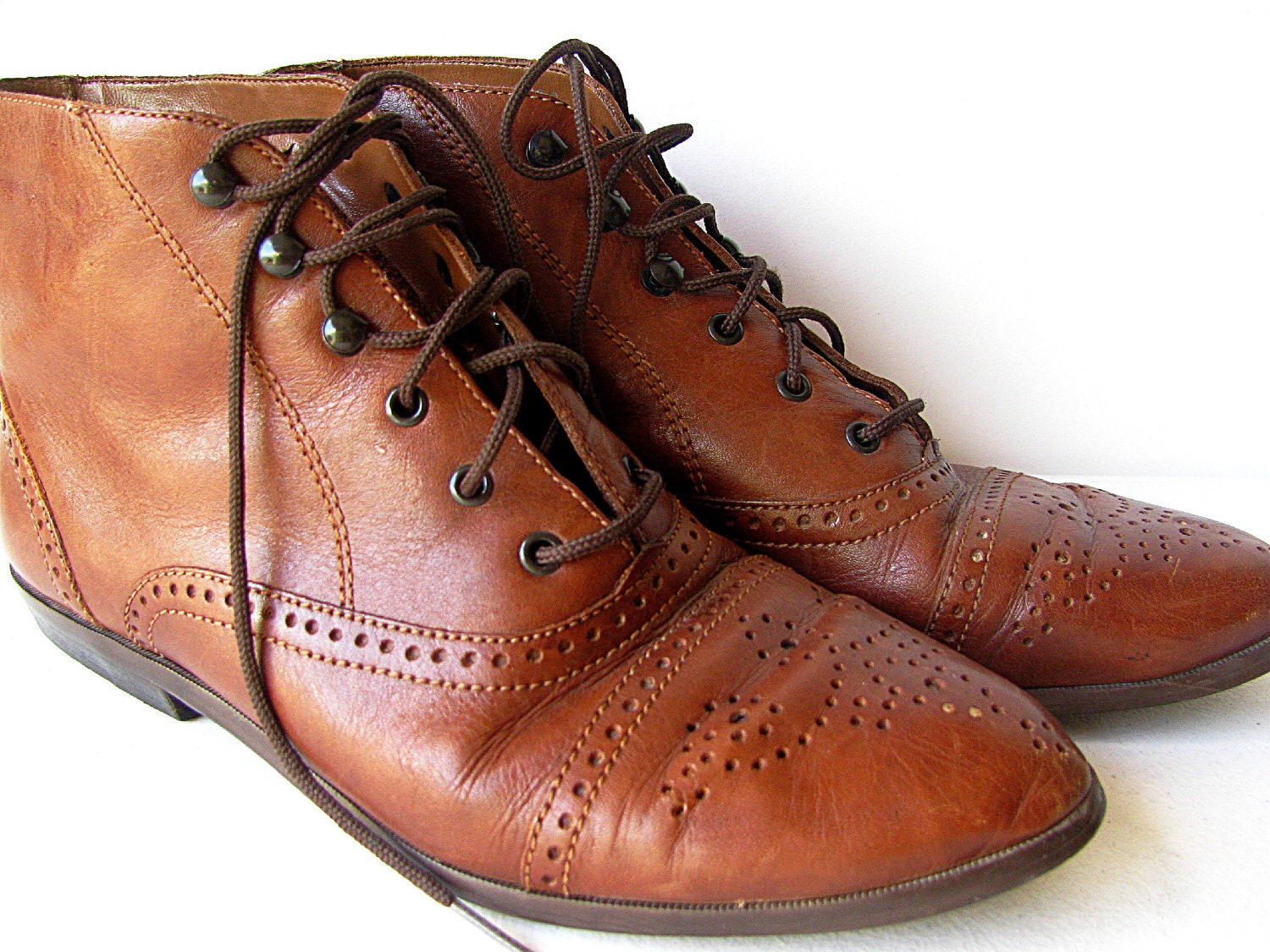 oxford ankle booties