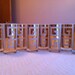 Set of 8 White Tumblers with Gold Greek Key Design